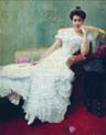 lady with roses